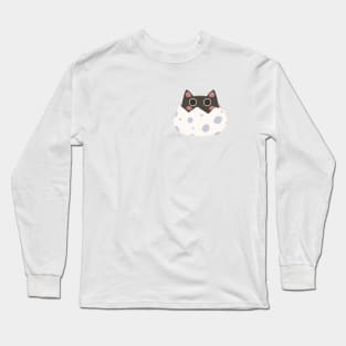 Cat hatching from an eggshell Long Sleeve T-Shirt